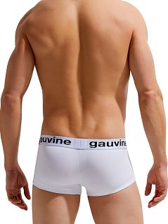 Мужские боксеры из мягкого хлопка белого цвета GAUVINE RTGAU3006-02